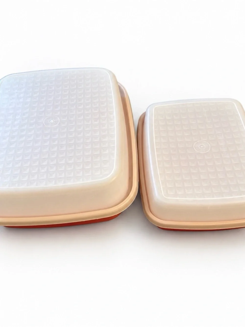Vintage Tupperware Season ‘N Serve Marinade Containers with Lids Covers Set of 2